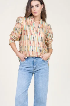 Cheap Est'Seven Top With Embroidery And Sequins Elise | Multi... | | Little Soho