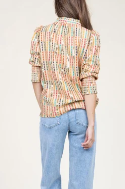 Cheap Est'Seven Top With Embroidery And Sequins Elise | Multi... | | Little Soho