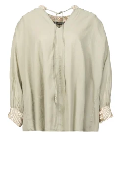 Store Greek Archaic Kori Top With Embroidery Isadora | Green... | | Little Soho