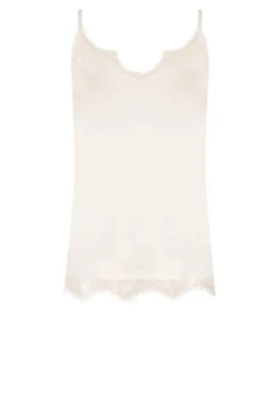 Shop CC Heart Top With Lace Details Puck | Natural... | | Little Soho