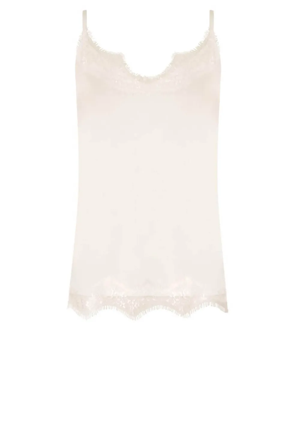 Shop CC Heart Top With Lace Details Puck | Natural... | | Little Soho