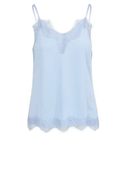 Discount CC Heart Top With Lace Details Puck | Blue... | | Little Soho