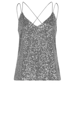 Clearance Dante 6 Top With Sequins Obu | Silver... | | Little Soho