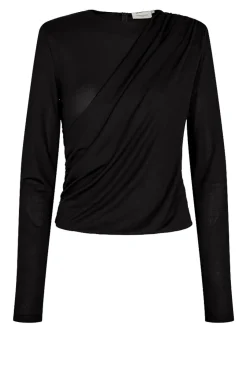 Outlet Copenhagen Muse Top With Shoulder Pads Grace | Black... | | Little Soho