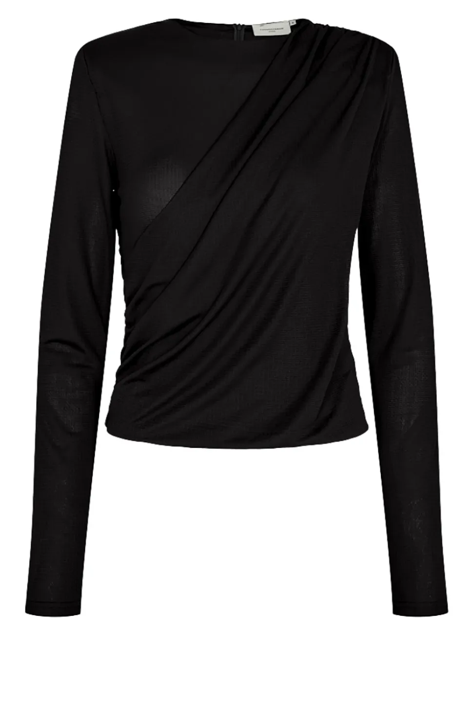 Outlet Copenhagen Muse Top With Shoulder Pads Grace | Black... | | Little Soho
