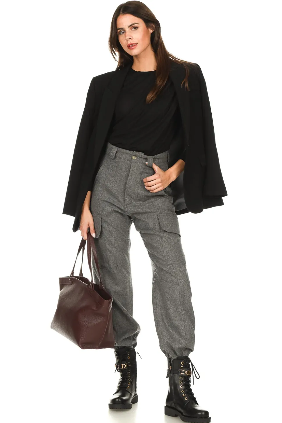 Outlet Copenhagen Muse Top With Shoulder Pads Grace | Black... | | Little Soho