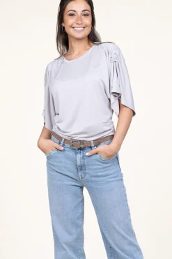 Hot Dante 6 Top With Smocked Details Cles | Natural... | | Little Soho