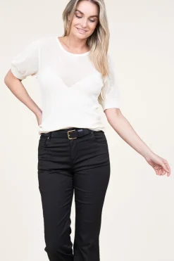 Best Aaiko Top With Transparant Top Ellen | Natural... | | Little Soho