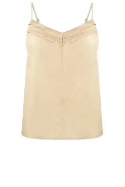 Discount Aaiko Top With V-Neck Vaxi | Beige... | | Little Soho