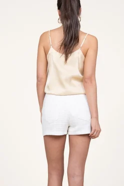 Discount Aaiko Top With V-Neck Vaxi | Beige... | | Little Soho