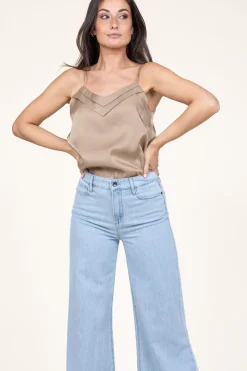 Store Aaiko Top With V-Neck Vaxi | Green... | | Little Soho