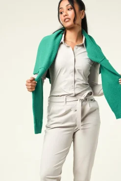 Best Sale D-ETOILES CASIOPE Travelwear Blouse Petite | Cement... | | Little Soho