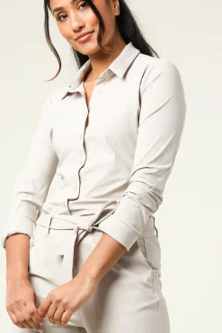 Best Sale D-ETOILES CASIOPE Travelwear Blouse Petite | Cement... | | Little Soho