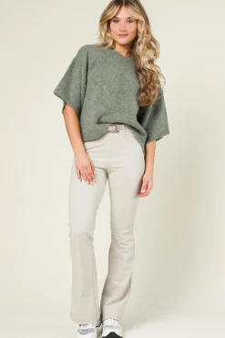 New D-ETOILES CASIOPE Travelwear Flared Pants Vibrant | Cement... | | Little Soho