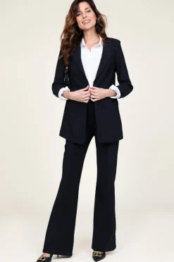 Shop D-ETOILES CASIOPE Travelwear High Waist Flared Pants Good | Black... | | Little Soho