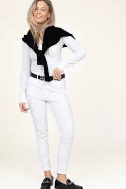 Best Sale D-ETOILES CASIOPE Travelwear Pants With Tie Belt Antigua | White... | | Little Soho