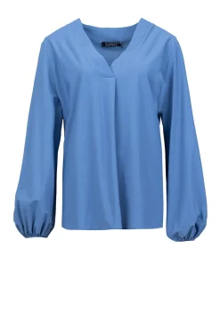 New D-ETOILES CASIOPE Travelwear Top Met V-Neck Arudy | Blue... | | Little Soho