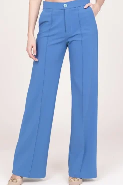 Cheap D-ETOILES CASIOPE Travelwear Wide Leg Pants Trixie | Blue... | | Little Soho