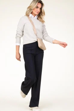 Outlet D-ETOILES CASIOPE Travelwear Wide Leg Pants Trixie | Blue... | | Little Soho
