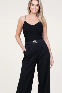 Hot Dante 6 Tricot Top Mica | Black... | | Little Soho