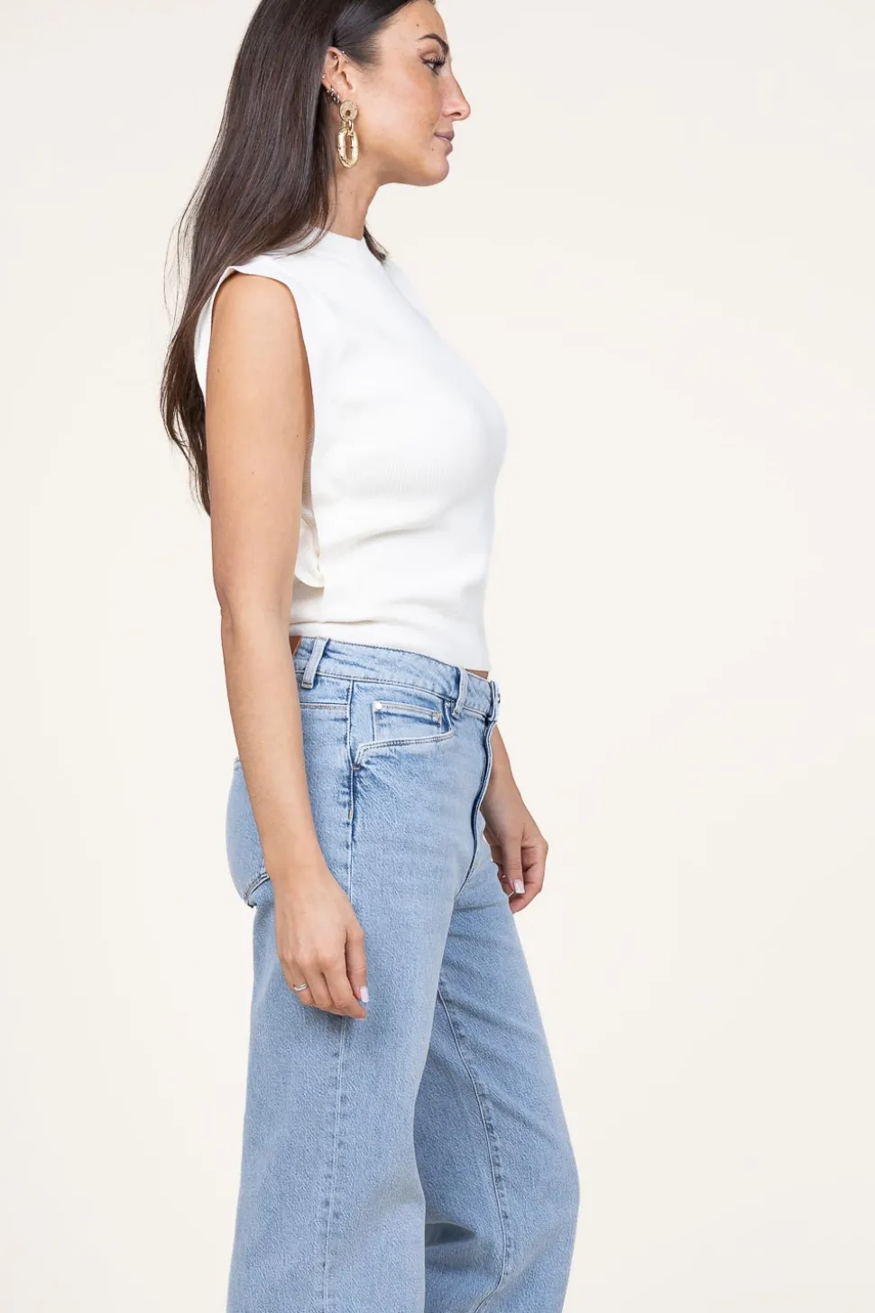 Fashion Est'Seven Tricot Top Solange | Natural... | | Little Soho
