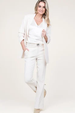 Best Aaiko Trousers Flarene | Natural... | | Little Soho