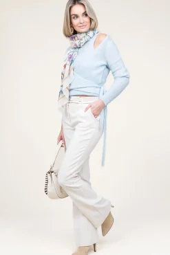 Best Aaiko Trousers Flarene | Natural... | | Little Soho