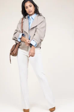 Best Aaiko Trousers Flarene | Natural... | | Little Soho