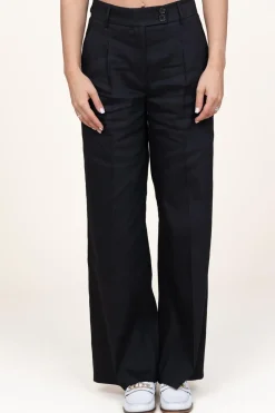 Fashion Dante 6 Trousers In Linen Blend Zach | Black... | | Little Soho
