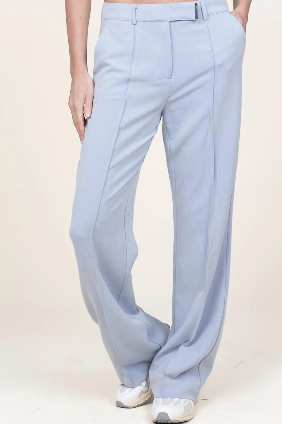 Cheap Aaiko Trousers With Belt Closure Chantalle | Blue... | | Little Soho