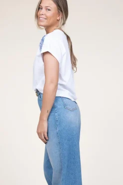 Store Twinset T-Shirt With Embroidery Lia | White... | | Little Soho