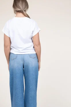 Store Twinset T-Shirt With Embroidery Lia | White... | | Little Soho