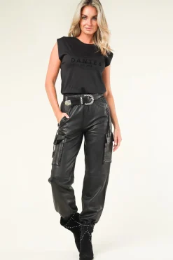 Store Dante 6 T-Shirt With Logo Bold | Black... | | Little Soho