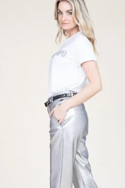 Cheap Patrizia Pepe T-Shirt With Logo Lucia | White... | | Little Soho