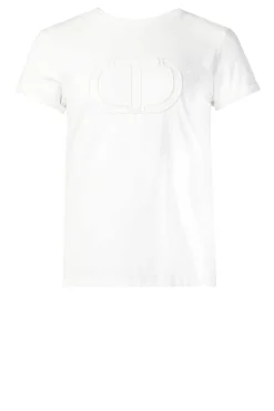 Store Twinset T-Shirt With Logo Zita | Natural... | | Little Soho