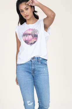 Cheap Liu Jo T-Shirt With Rhinestones Tangi | White... | | Little Soho