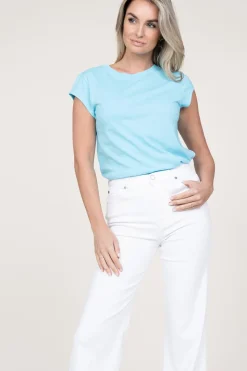Cheap CC Heart T-Shirt With Round Neck Classic | Blue... | | Little Soho