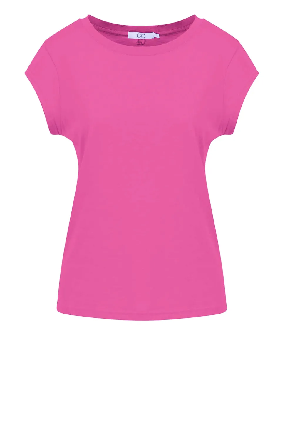 Shop CC Heart T-Shirt With Round Neck Classic | Berry... | | Little Soho