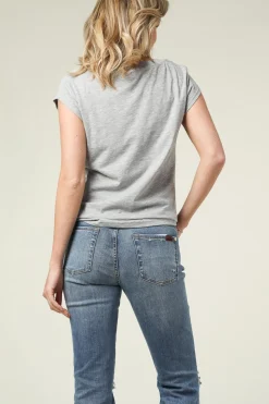 Cheap CC Heart T-Shirt With Round Neck Classic | Grey... | | Little Soho