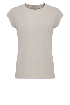 Fashion CC Heart T-Shirt With Round Neck Classic | Sand... | | Little Soho