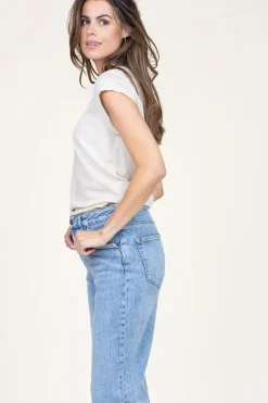 Fashion CC Heart T-Shirt With Round Neck Classic | Sand... | | Little Soho