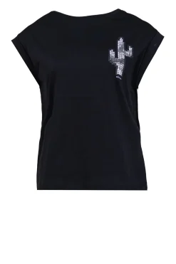 Clearance Kocca T-Shirt With Sequins Riben | Black... | | Little Soho