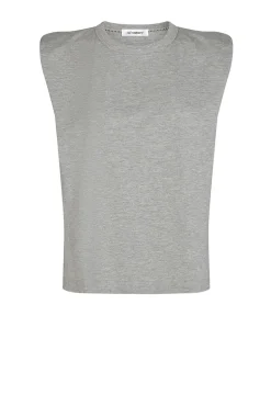 Best Sale Co'Couture T-Shirt With Shoulder Padding Eduarda | Grey... | | Little Soho