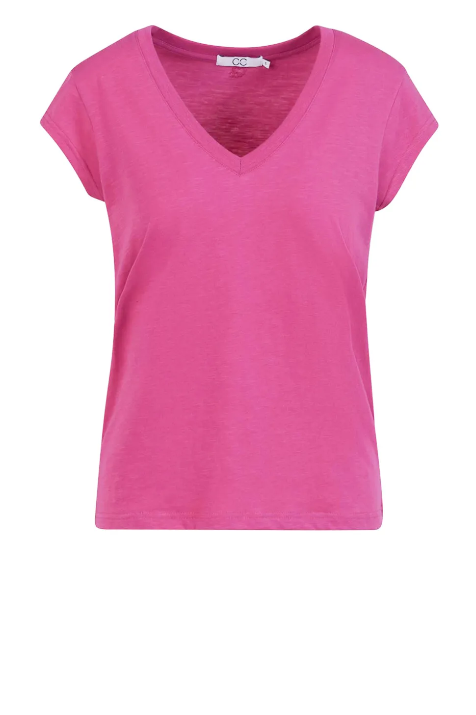 Fashion CC Heart T-Shirt With V-Neck Vera | Berry... | | Little Soho
