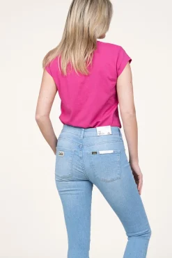 Fashion CC Heart T-Shirt With V-Neck Vera | Berry... | | Little Soho