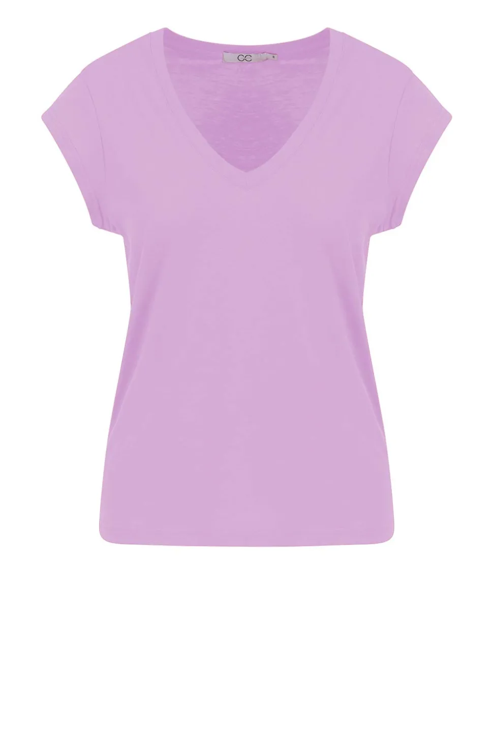 Shop CC Heart T-Shirt With V-Neck Vera | Purple... | | Little Soho