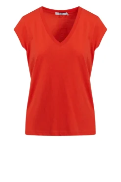 Cheap CC Heart T-Shirt With V-Neck Vera | Red... | | Little Soho