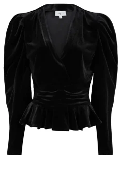 Fashion Dante 6 Velvet Stretch Top Smoke | Black... | | Little Soho