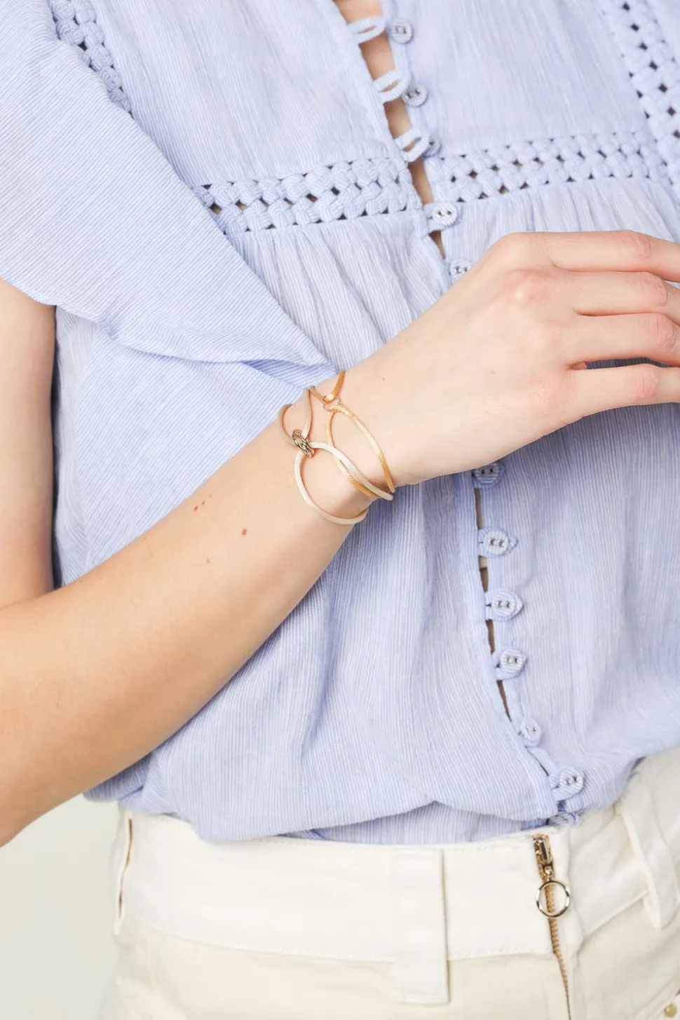 Flash Sale Just Franky Vintage Clover Cord Bracelet | Multi... | | Little Soho