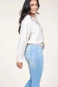 Shop Second Female Viscose Blouse Mazar | Natural... | | Little Soho